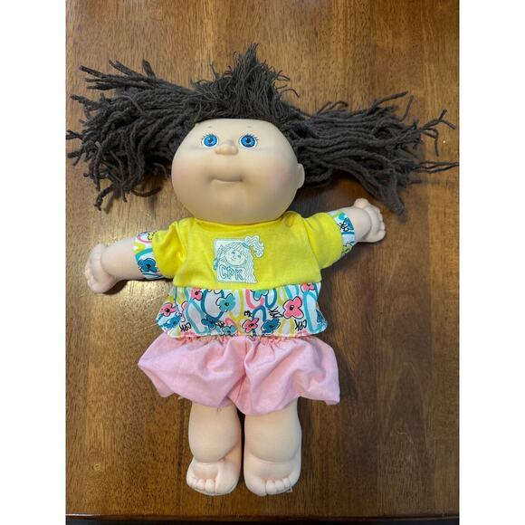 Hasbro Cabbage Patch Kids 1990s Brown Blue - Picture 1 of 5